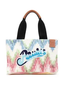 Loewe 2000-2024 Paula's Ibiza Canvas Beach Cabas tote bag 28750245