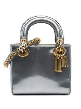 Christian Dior 2018 Mini Metallic Glazed Calfskin Lady Dior satchel 28760709