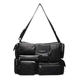 Сумка superbusy large sling bag 'black' Balenciaga, черный 702168210c81000 | black
