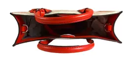 Женская сумка-портфель Mercer NS Shopper Michael Kors из веганской кожи AG, цвет Coral/ Multi 7088326246460 | coral/ multi