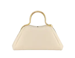 Сумка-змеевик Bvlgari, белый 292947 | ivory