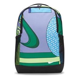 Сумка brasilia backpack 'purple' Nike, фиолетовый dq5164-010 | purple/green/blue/black