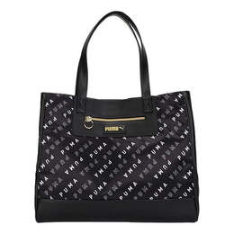 Сумка classics large shopper bag 'black' Puma, черный 078334-01 | black/white