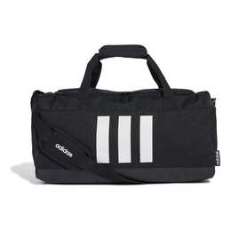 Сумка 3-stripes duffel bag small 'black white' Adidas, черный ge1237 | black/black/white