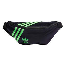 Сумка waist bag 'black green' Adidas, черный gu4316 | black/green