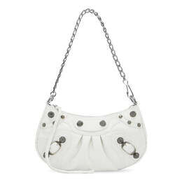 Сумка le cagolele cagole mini bag with chain 'white' Balenciaga, белый 6958141vg9y9104 | white