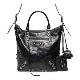 Сумка le cagole medium tote bag 'black' Balenciaga, черный 719067210kr1000 | black