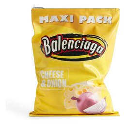 Сумка chips bag 'yellow' Balenciaga, желтый 7414522aa4o7209 | yellow