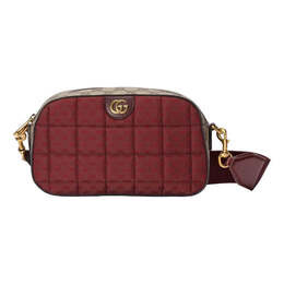 Сумка mini gg canvas small shoulder bag 'burgundy' Gucci, бургундия 752591-fab9y-6042 | burgundy