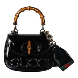 Сумка bamboo 1947 mini top handle bag 'black' Gucci, черный 786482-aadjq-1060 | black