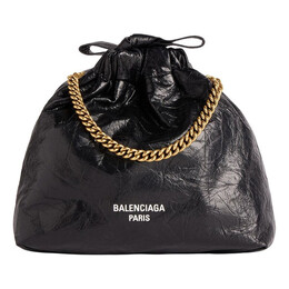 Сумка crush xs tote bag 'black' Balenciaga, черный 7817962aazs1000 | black