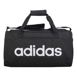 Сумка linear core duffel bag small 'black' Adidas, черный dt4826 | black/black/white