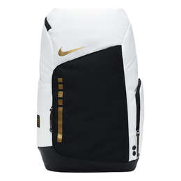 Сумка hoops elite backpack 32l 'white black gold' Nike, белый dx9786-100 | white/black/metallic gold