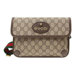 Сумка neo vintage gg supreme belt bag 'brown' Gucci, коричневый 493930-9c2vt-8745 | brown/khaki