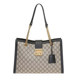Сумка gg padlock series single-shoulder bag middle-size creamy/brown Gucci, бежевый 479197-khnkg-9769 | cream