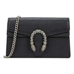 Сумка dionysus mini-sized single-shoulder bag black Gucci, черный 476432-caogn-8176 | black