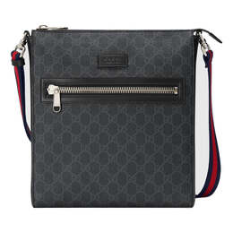 Сумка men's single-shoulder bag black/grey Gucci, черный 474137-k5rln-1095 | blackgray