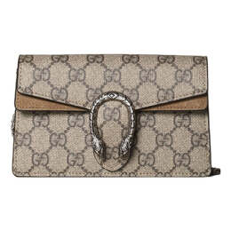 Сумка dionysus gg supreme super mini bag 'beige' Gucci, бежевый 476432-khnrn-8642 | beige
