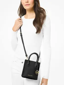 Сумка Michael Kors Mercer Extra-Small Pebbled Leather, черный 35s1gm9t0l | black