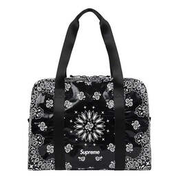 Сумка bandana tarp small duffle bag 'black whtie' Supreme, черный sup-ss21-623 | black/white