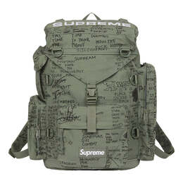 Сумка field backpack 'olive green black' Supreme, зеленый sup-ss23-1091 | olive green/black