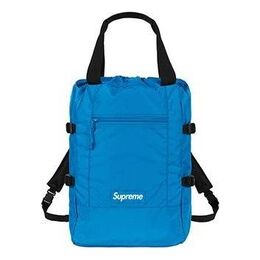 Сумка tote backpack 'blue black white' Supreme, синий sup-ss19-916 | blue/black/white