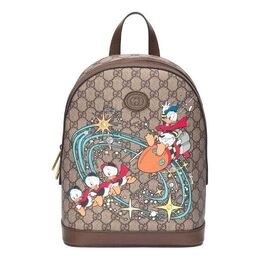 Сумка x disney small donald duck backpack 'gg supreme' Gucci, коричневый 552884-2n2at-8683 | brown