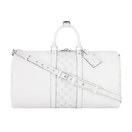 Сумка Louis Vuitton Keepall 50, белый m30885 | optic white