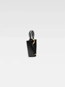 Асимметричная мини-сумка-ведро Ле Бамбола Jacquemus, черный 3700943423887 | black