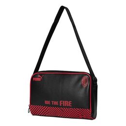 Сумка ac milan reporter bag 'black red' Puma, черный 07827005 | black/red
