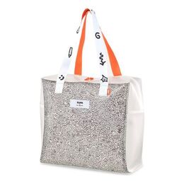 Сумка x mr.doodle shopper bag 'white black orange' Puma, белый 077438-01 | white/black/orange