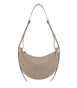 Polene Сумка кросс-боди Numéro Dix Edition Taupe Nubuck Crocodile 4363450 | taupe nubuck crocodile
