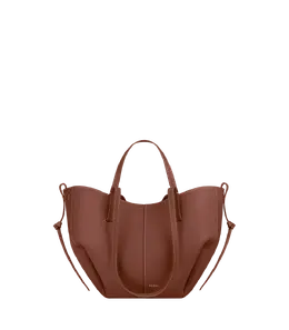 Polene Сумка тоут Cyme Mini Edition Cognac Grainé 4363522 | cognac grainé