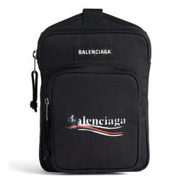 Сумка explorer crossbody messenger bag 'black' Balenciaga, черный 6202602aa291090 | black