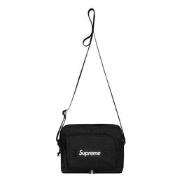 Сумка shoulder bag 'black white' Supreme, черный sup-ss19-031 | black/white