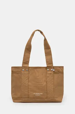 Круглая хлопковая сумка Tote Tote The North Face, коричневый 9byh-tod24n_82x | marrone