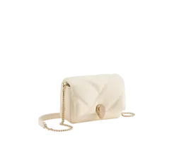 Микро-Сумка Serpenti cabochon Bvlgari, белый 291718 | ivory