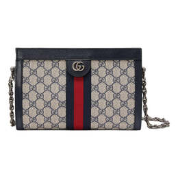 Сумка ophidia gg small shoulder bag 'beige blue' Gucci, бежевый 503877-k05nn-4076 | beige/blue