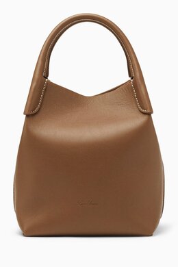 Loro Piana Small Bale Bucket Bag in Leather 218138944_15