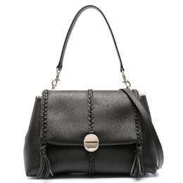 Chloe Soft Leather Penelope Shoulder Bag chc23us569k15-black