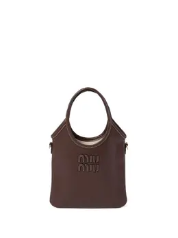 Miu Miu Ivy leather tote bag 28100946