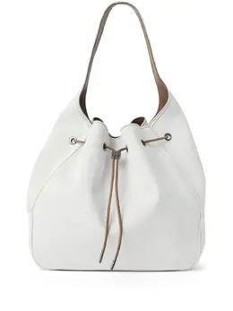 Brunello Cucinelli leather tote bag 26776634