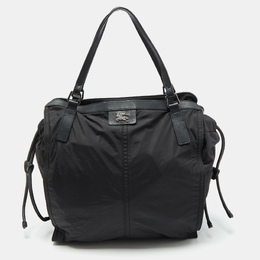 Burberry Black Nylon and Leather Buckleigh Tote 1109808