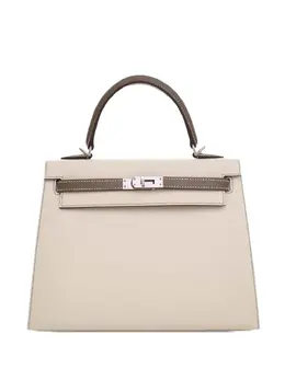 Hermes 2021 Special Order Bicolor Epsom Kelly II Sellier 25 satchel 28890609