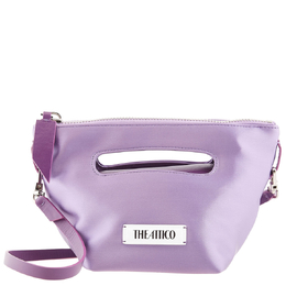 The Attico Via Dei Giardini 15 Satin Tote Bag 241wah48-lilac