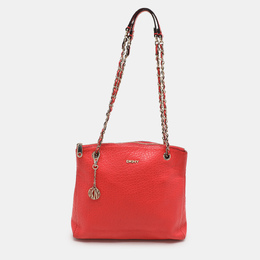 DKNY Red Leather Shoulder Bag 1109792