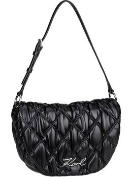 Наплечная сумка Karl Lagerfeld Schultertasche K/Signature Kuilt Flap SHB, черный 5483453 | black