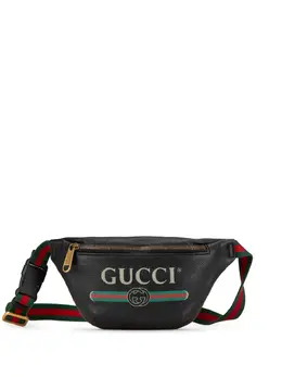 Gucci 2000-2015 Leather Logo belt bag 28916337