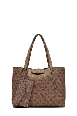 Сумка Guess шоппер с кошельком, коричневый 91011 | brown
