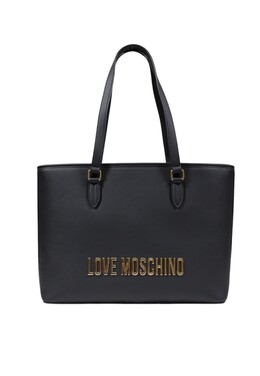 Сумка Love Moschino шоппер с логотипом, черный 99472 | black
